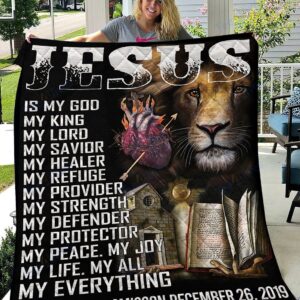 Custom Blanket Jesus Is My God Quilt Blanket - Quilt Blanket