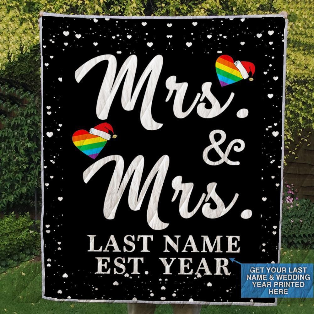 Custom Quilt Mr And Mrs Personalized Quilt Premium Quilt Blanket Size Throw Custom Quilt Mr And Mrs Personalized Quilt Premium Quilt Blanket Size Throw