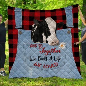 Dairy Cattle Quilt Bed Set & Quilt Blanket TUE4806 - TUQ4806