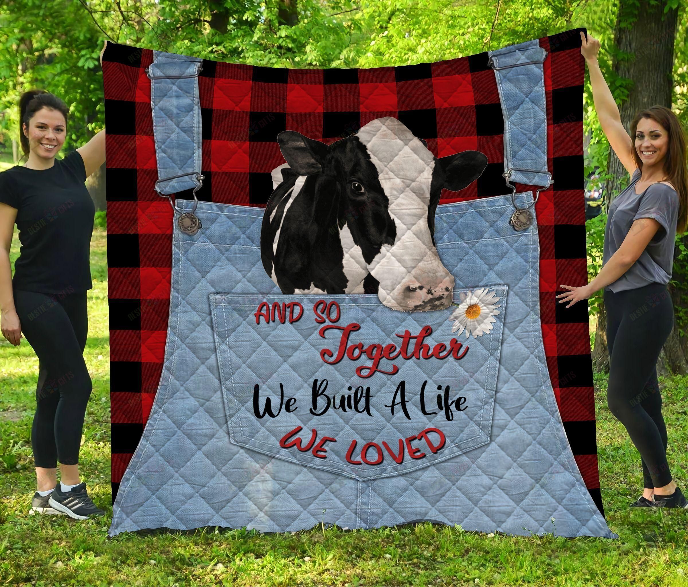 Dairy Cattle Quilt Bed Set & Quilt Blanket TUE4806 - TUQ4806 Dairy Cattle Quilt Bed Set & Quilt Blanket TUE4806 - TUQ4806