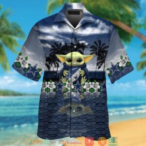 Dallas Cowboys Baby Yoda Hawaiian Shirt