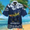 Dallas Cowboys Baby Yoda Hibiscus Hawaiian Shirt