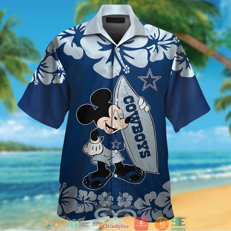 Dallas Cowboys Mickey Mouse Hawaiian Shirt Dallas Cowboys Mickey Mouse Hawaiian Shirt