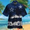 Dallas Cowboys Coconut Navy Hawaiian Shirt