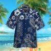Dallas Cowboys Leaf Hibiscus Hawaiian Shirt