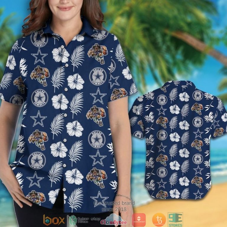 Dallas_Cowboys_leaf_hibiscus_pattern_Hawaiian_Shirt_short_1_2-768x768-1