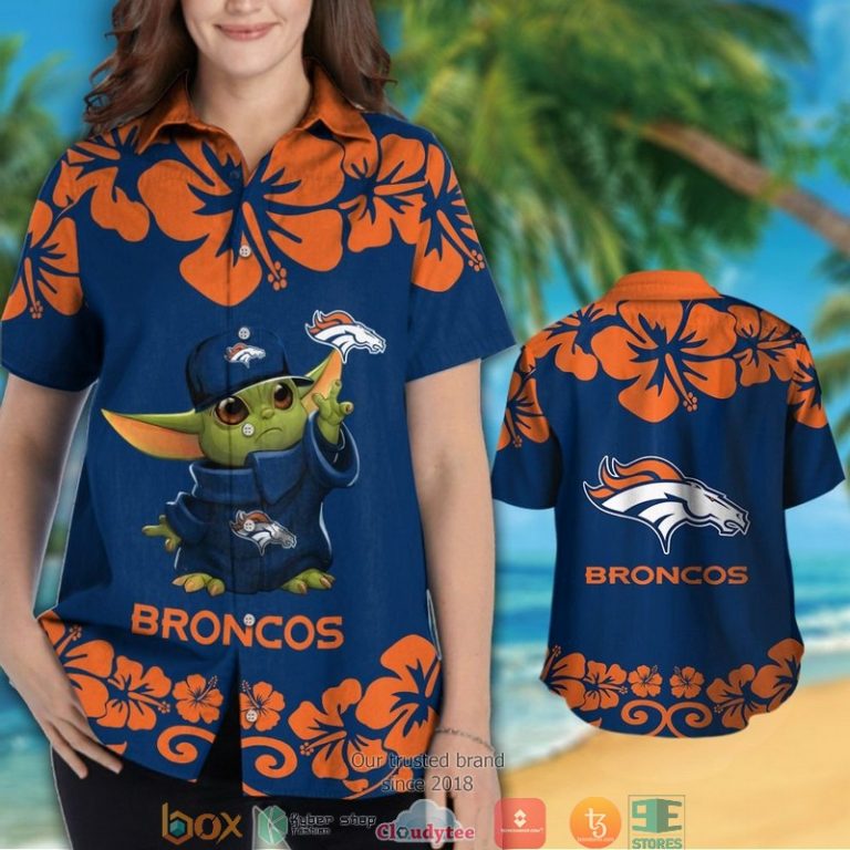 Denver_Broncos_Baby_Yoda_Hibiscus_Orange_Hawaiian_Shirt_short_1_2-768x768-1