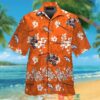 Denver Broncos Hibiscus Flower Orange Hawaiian Shirt