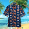 Denver Broncos Hibiscus Leaf Pattern Hawaiian Shirt