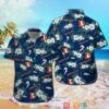 Denver Broncos Hibiscus Pattern Hawaiian Shirt