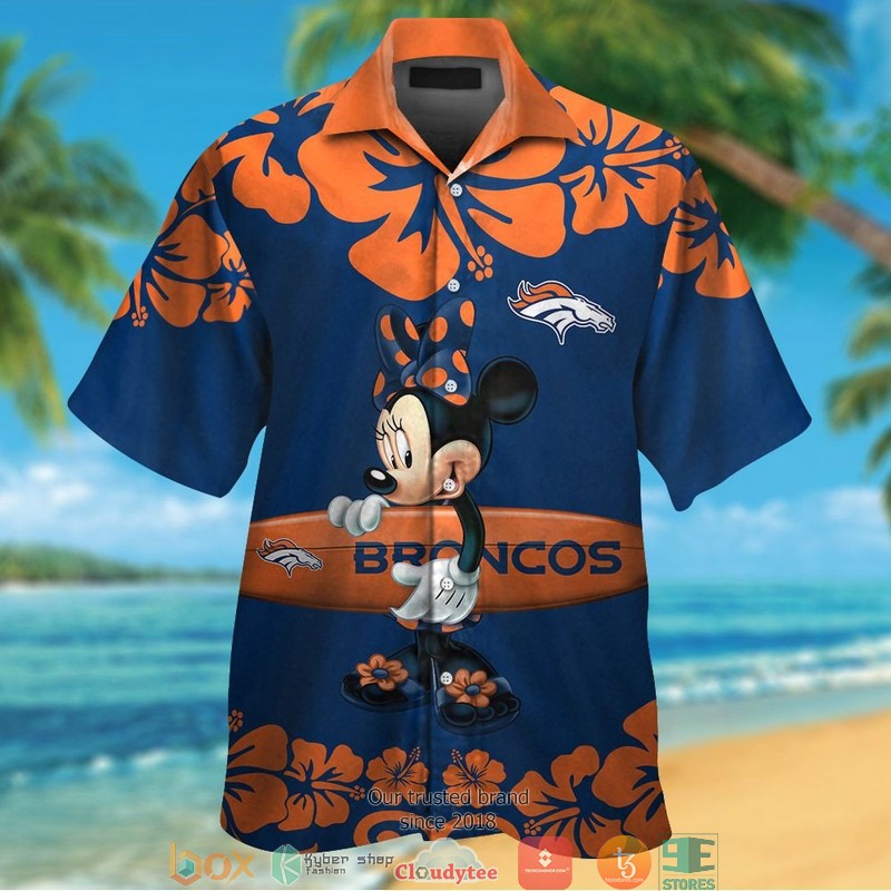 Denver Broncos Minnie Mouse Hawaiian Shirt Denver Broncos Minnie Mouse Hawaiian Shirt