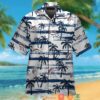 Denver Broncos Navy Coconut White Hawaiian Shirt