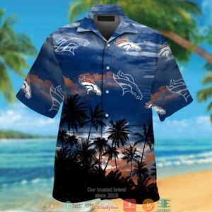Denver Broncos Coconut Island Hawaiian Shirt