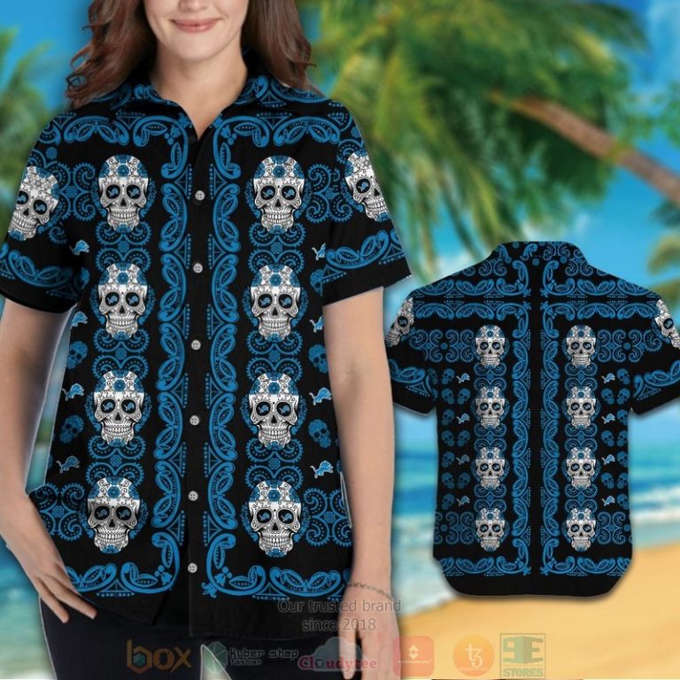Detroit_Lions_Sugar_Skull_black_blue_hawaiian_shirt_and_shorts_1_2-768x768-1