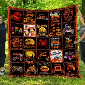 Die1508002-Diq1508002-Je-Ep Halloween -Quilt Bed Set & Quilt Blanket