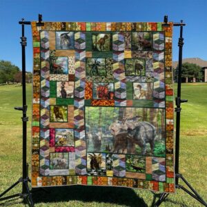 Dinosaur Quilt Cufqt