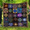 Diq1508001-Die1508001-Star Of David-Quilt Bed Set & Quilt Blanket