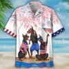 Dobermann Independence Day Is Coming Hawaiian Shirt