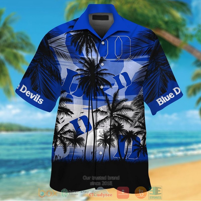 Duke Blue Devils Tropical Hawaiian Shirt And Shorts Duke Blue Devils Tropical Hawaiian Shirt And Shorts