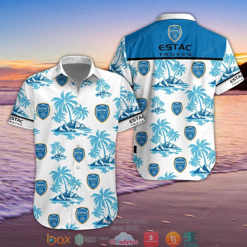 Estac Troyes Hawaiian Shirt Estac Troyes Hawaiian Shirt