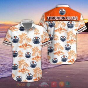 Edmonton Oilers Hawaiian Shirt