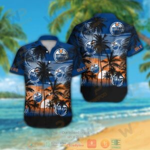 Edmonton Oilers Hawaiian Shirt And Shorts