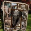 Elephants Quilt Cuflt