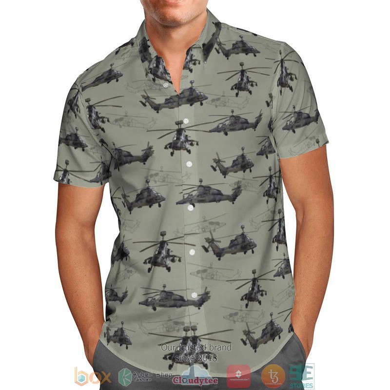 Eurocopter Tiger Germany Hawaiian Shirt Eurocopter Tiger Germany Hawaiian Shirt