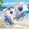 Fc Grenoble Rugby Turtle Hawaiian Shirt