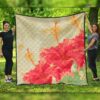 FamilyGater Quilt - Hawaii Flower Hibiscus Premium Quilts - AH - J4C
