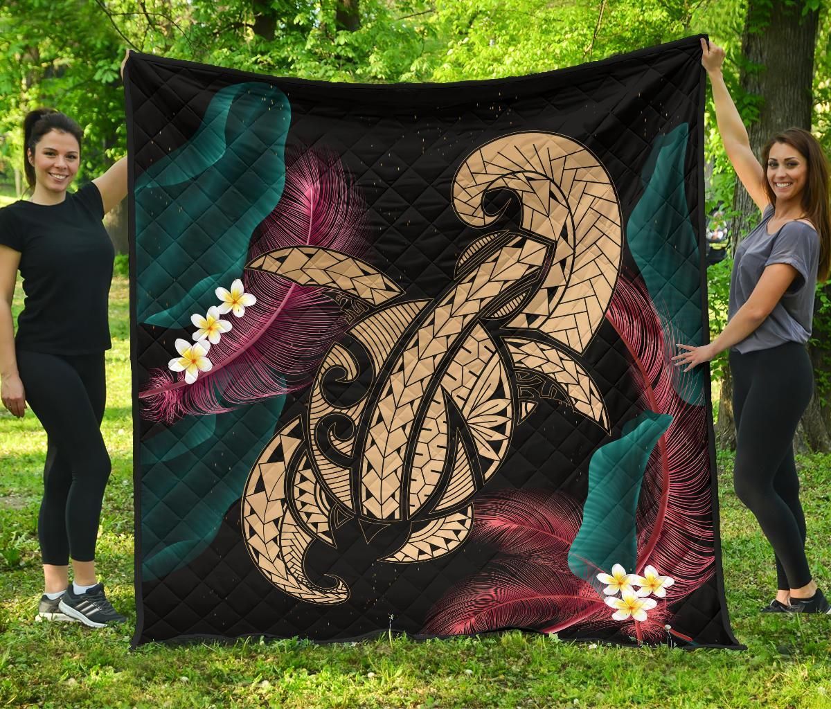 FamilyGater Quilt - Hawaii Turtle Polynesian Tropical Premium Quilt - Ghia Style Gold - AH - J4 FamilyGater Quilt - Hawaii Turtle Polynesian Tropical Premium Quilt - Ghia Style Gold - AH - J4