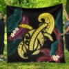 FamilyGater Quilt - Hawaii Turtle Polynesian Tropical Premium Quilt - Ghia Style Yellow - AH - J4