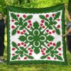 FamilyGater Quilt - Hawaiian Fresh Fruit Tropical Pattern Premium Quilt - Green - Argu Style - AH - J2