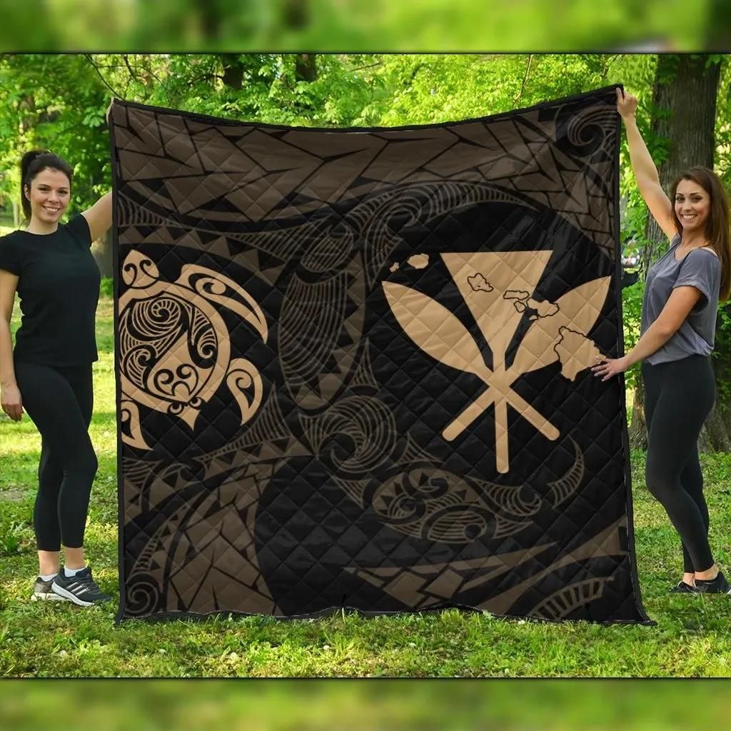 FamilyGater Quilt - Hawaiian Kanaka Turtle Polynesian Premium Quilts Gold AH - J7C FamilyGater Quilt - Hawaiian Kanaka Turtle Polynesian Premium Quilts Gold AH - J7C