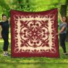 FamilyGater Quilt - Hawaiian Palm Tree Quilt Vintage Premium Quilts - AH - JRC