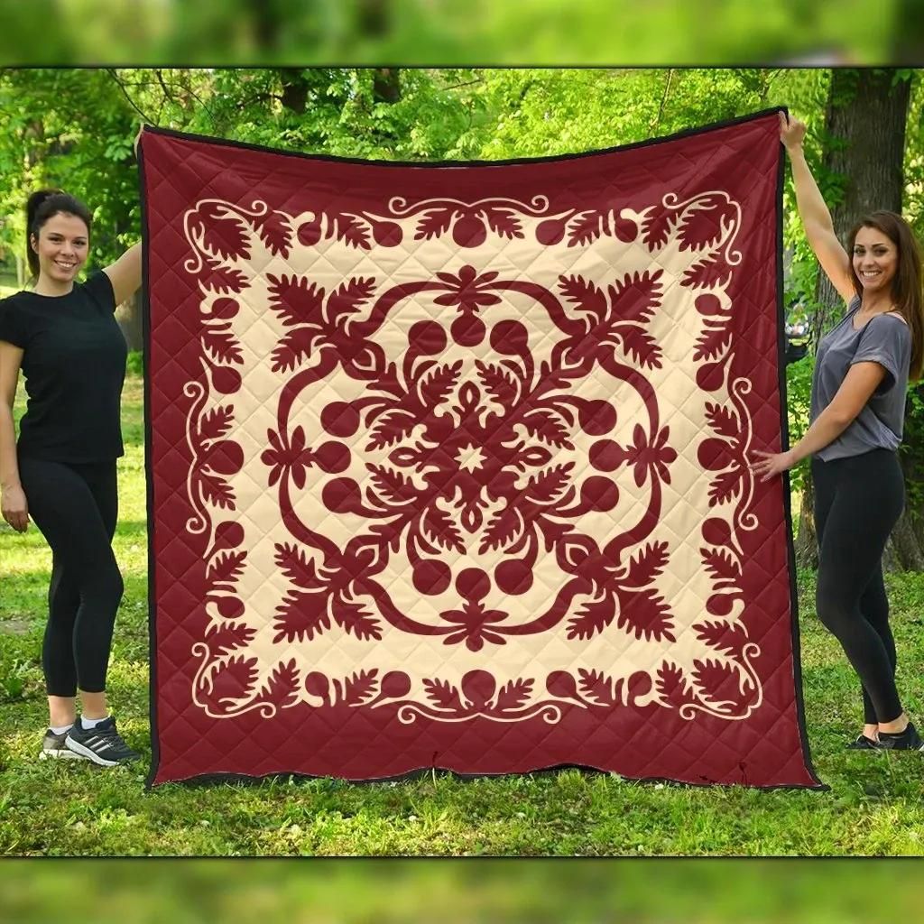 FamilyGater Quilt - Hawaiian Palm Tree Quilt Vintage Premium Quilts - AH - JRC FamilyGater Quilt - Hawaiian Palm Tree Quilt Vintage Premium Quilts - AH - JRC