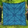 FamilyGater Quilt - Polynesian Premium Quilt Blue - AH - J1