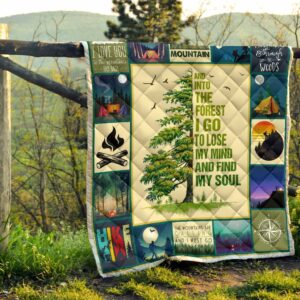 Famth - And Into The Forest I Go To Lose My Mind And Find My Soul Quilt Camp Quilt