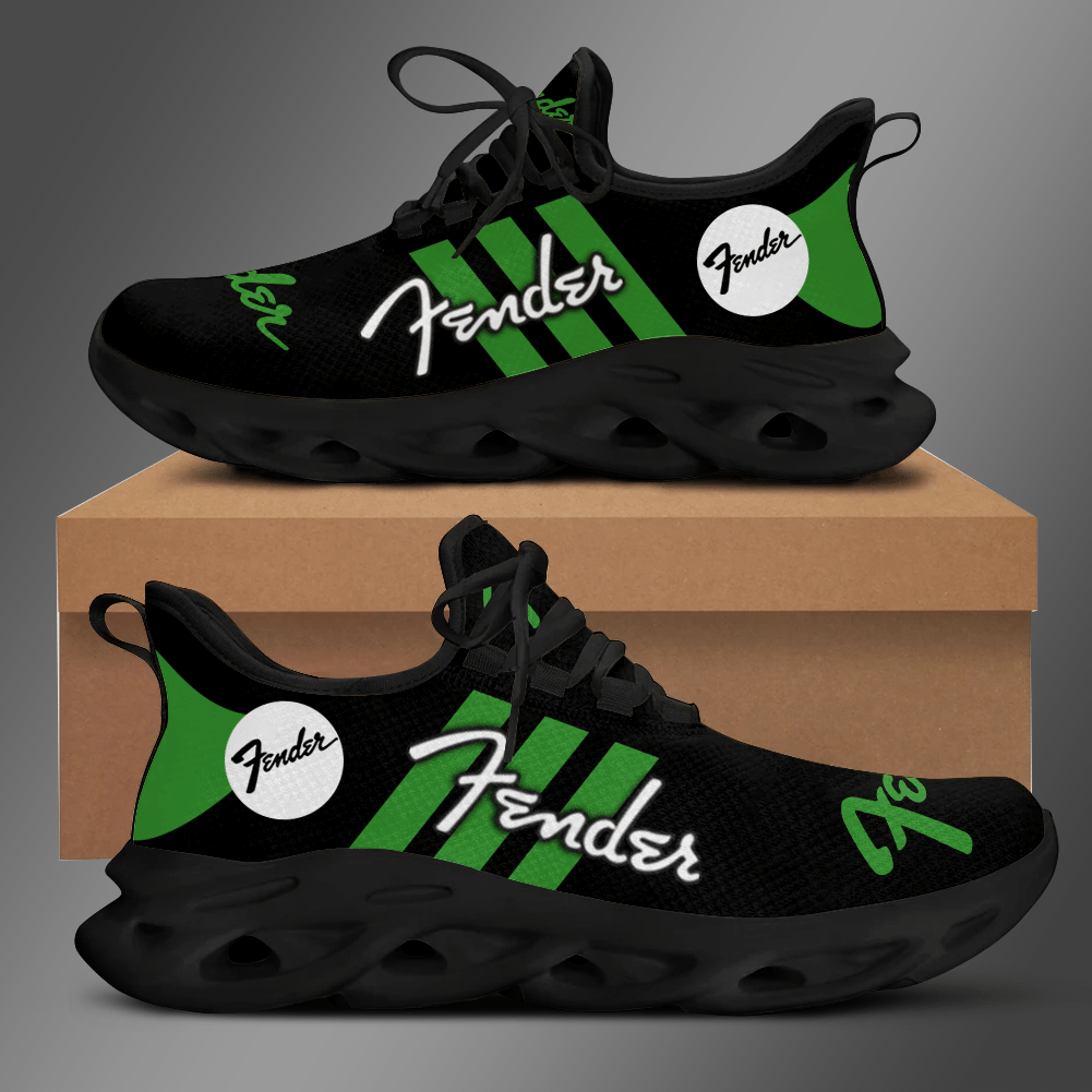 Fender Black Green Clunky Sneaker Shoes Fender Black Green Clunky Sneaker Shoes