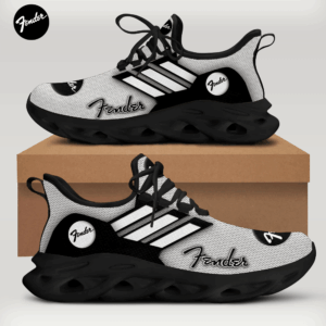 Fender Black Grey Clunky Sneaker Shoes