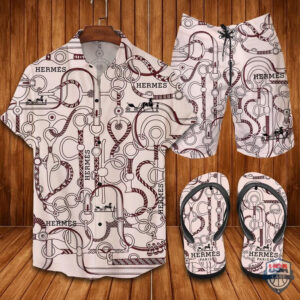 Hermes Hawaiian Shirt Beach Short 03