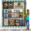Fishing Print Quilt