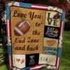 Football Quilt Circu
