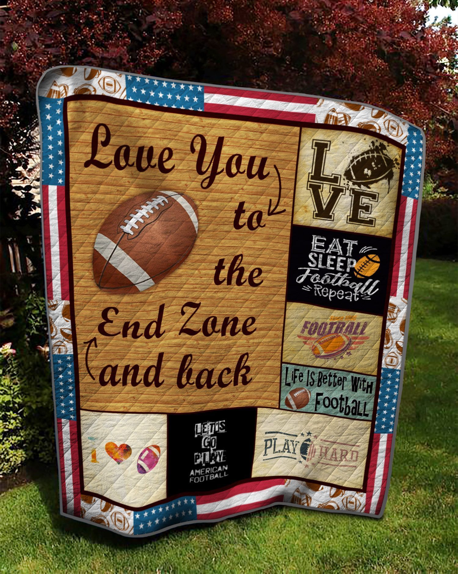 Football Quilt Circu Football Quilt Circu