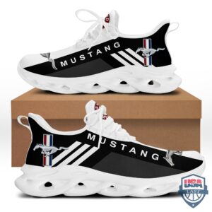 Ford Mustang White Color Max Soul Sneaker- Hothot 100122