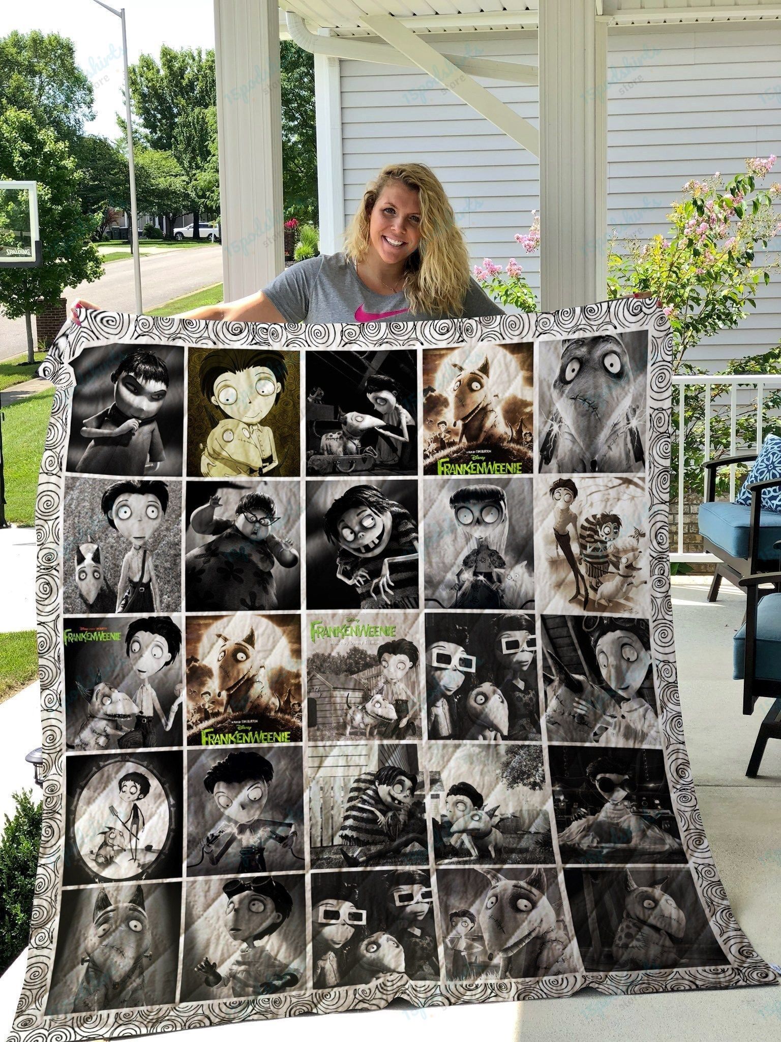 Frankenweenie Poster Quilt Frankenweenie Poster Quilt