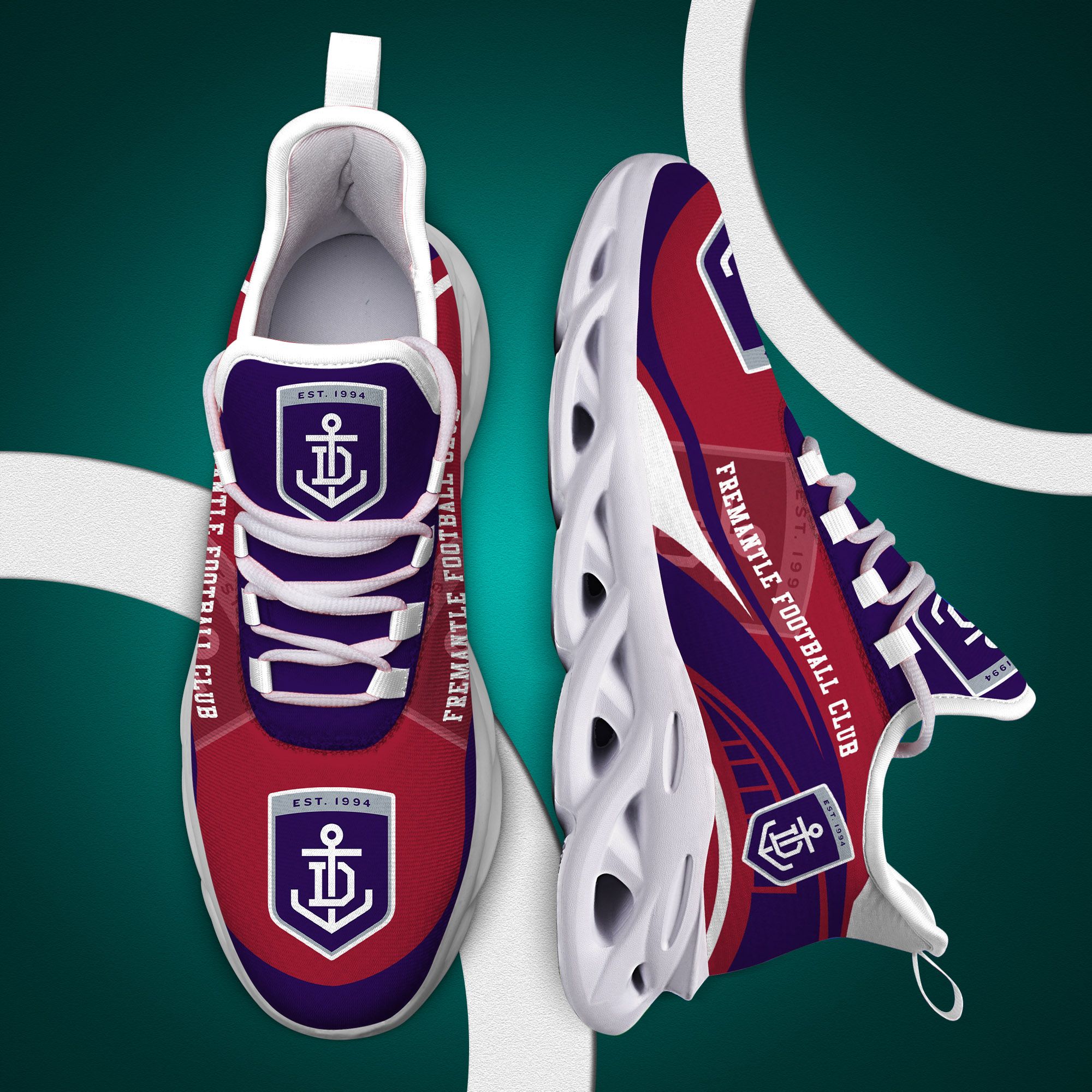Fremantle Dockers Afl Clunky Max Soul Shoes Fremantle Dockers Afl Clunky Max Soul Shoes