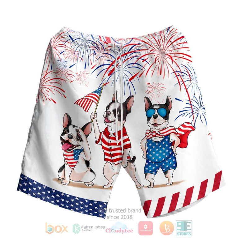 French_Bulldog_Firework_Independence_In_Comping_White_Hawaiian_Shirt_Shorts_1_2-768x768-1