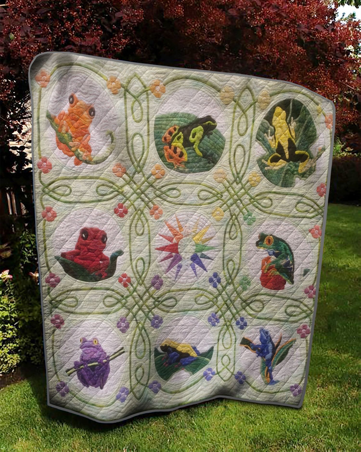 Frogs Quilt Cinfl Frogs Quilt Cinfl