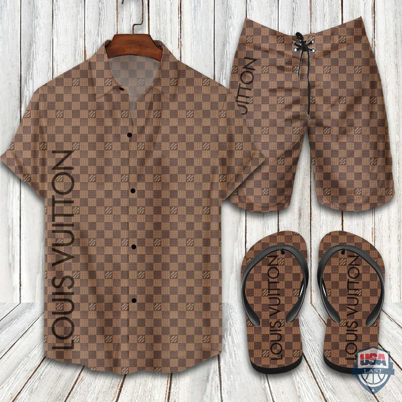 Lv Caro Hawaiian Shirt Beach Short And Flip Flops Lv Caro Hawaiian Shirt Beach Short And Flip Flops